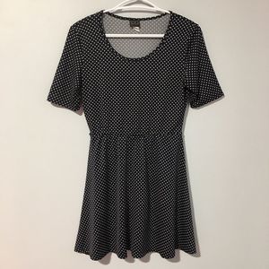 Thx Thanx Collection Women’s Polka Dot Short Sleeve Mini Dress